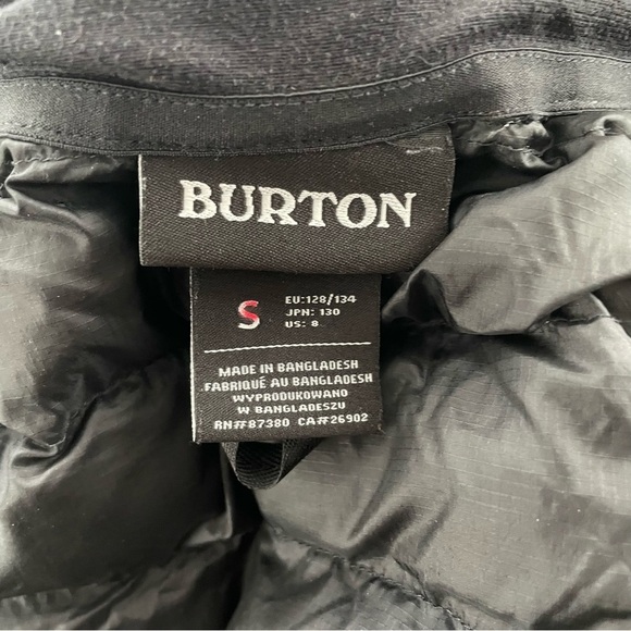 Burton Evergreen Puffer Jacket Kids Unisex Girls Boys - Picture 10 of 10